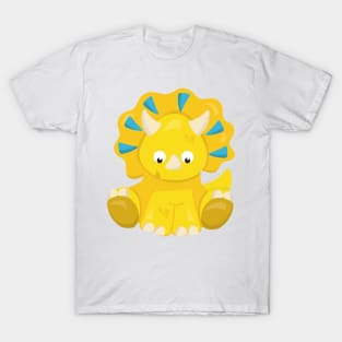 Cute Dinosaur, Baby Dinosaur, Dino, Triceratops T-Shirt